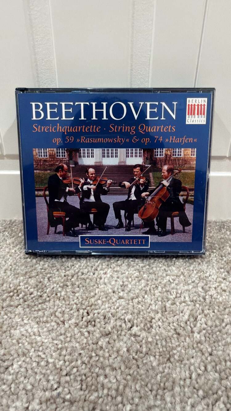 Beethoven String Quartets Op. 59 & 74 – Suske Quartett 2-CD Set